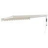 Auvent rétractable automatique crème 3x2,5 m 558620558620