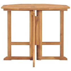 Table à dîner pliable de jardin Ø90x75 cm Bois de teck solide 558625558625