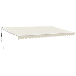 Auvent rétractable automatique crème 5x3 m 558627558627