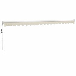 Auvent rétractable automatique crème 5x3 m 558627558627
