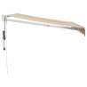 Auvent rétractable automatique jaune et blanc 3x2,5 m 558628558628