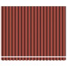 Auvent rétractable orange et marron 4x3 m tissu et aluminium 558630558630