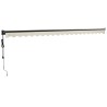 Auvent rétractable automatique crème 5x3 m 558636558636