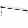 Auvent rétractable automatique crème 5x3 m 558636558636