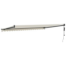 Auvent rétractable automatique crème 5x3 m 558636558636