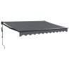 Auvent rétractable automatique anthracite 3,5x2,5 m 558639558639