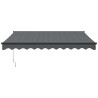 Auvent rétractable automatique anthracite 3,5x2,5 m 558639558639