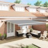 Cadre d'auvent Blanc 450 × 350 cm Aluminium 558647558647