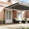Cadre d'auvent Blanc 450 × 350 cm Aluminium 558649558649
