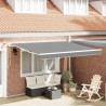 Cadre d'auvent Blanc 350 x 250 cm Aluminium 558653558653