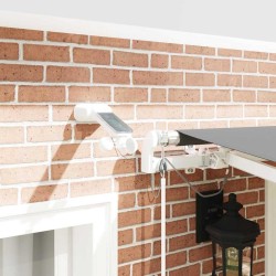 Cadre d'auvent Blanc 350 x 250 cm Aluminium 558653558653