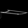 Cadre d'auvent Blanc 350 x 250 cm Aluminium 558653558653
