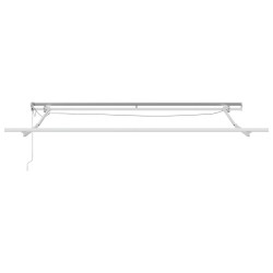 Cadre d'auvent Blanc 350 x 250 cm Aluminium 558653558653