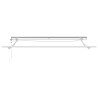 Cadre d'auvent Blanc 3 x 2,5 m Aluminium 558654558654