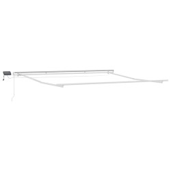 Cadre d'auvent Blanc 500 × 350 cm Aluminium 558658558658