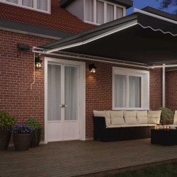 Cadre d'auvent Blanc 500 × 350 cm Aluminium 558658558658