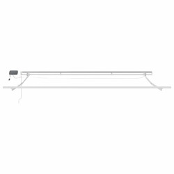 Cadre d'auvent Blanc 500 × 350 cm Aluminium 558658558658