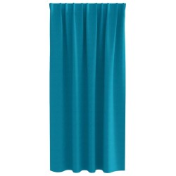 Rideaux occultants avec anneaux 2 pcs Turquoise 175 x 140 cm 558659558659