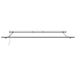 Cadre d'auvent Anthracite 400 × 350 cm Aluminium 558661558661