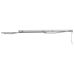 Cadre d'auvent Anthracite 400 × 350 cm Aluminium 558661558661