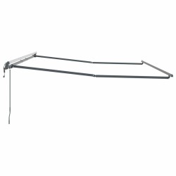 Cadre d'auvent Anthracite 400 × 300 cm Aluminium 558664558664