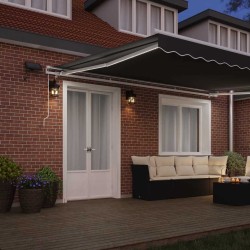 Cadre d'auvent Blanc 400 × 300 cm Aluminium 558665558665