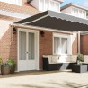 Cadre d'auvent Blanc 500 × 300 cm Aluminium 558666558666
