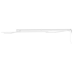 Cadre d'auvent Blanc 500 × 300 cm Aluminium 558666558666