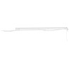 Cadre d'auvent Blanc 500 × 300 cm Aluminium 558666558666