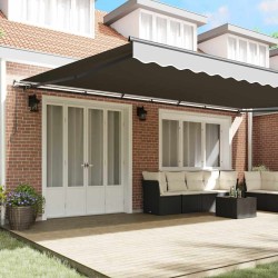 Cadre d'auvent Anthracite 600 × 300 cm Aluminium 558668558668