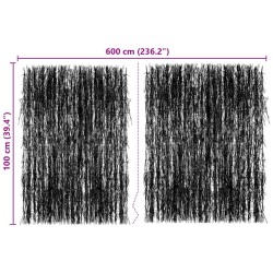 Clôture en broussaille 600x100 cm 558682558682