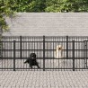 Chenil d'extérieur pour chiens Acier 7,51 m² 558687558687