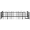 Chenil d'extérieur pour chiens Acier 7,51 m² 558687558687