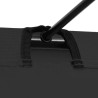 Lits de camping 2 pcs 180x60x19 cm Tissu Oxford et acier Noir 558689558689