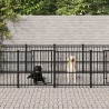 Chenil d'extérieur pour chiens Acier 7,51 m² 558692558692