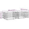 Chenil d'extérieur pour chiens Acier 7,51 m² 558692558692