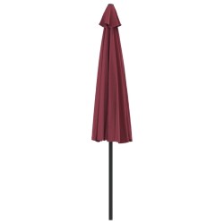 Parasol de balcon mât en aluminium Bordeaux 300x155x223 cm Demi 558698558698