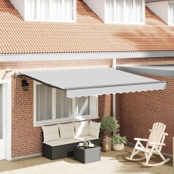 Cadre d'auvent Anthracite 300 x 250 cm Aluminium 558702558702