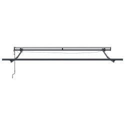 Cadre d'auvent Anthracite 300 x 250 cm Aluminium 558702558702
