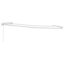 Cadre d'auvent Blanc 450 × 350 cm Aluminium 558705558705