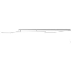 Cadre d'auvent Blanc 450 × 350 cm Aluminium 558705558705