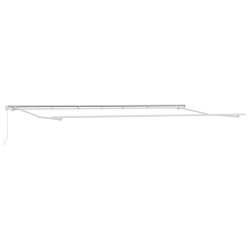 Cadre d'auvent Blanc 600 × 350 cm Aluminium 558714558714