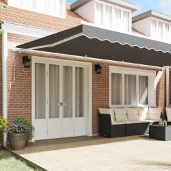 Cadre d'auvent Blanc 600 × 350 cm Aluminium 558714558714