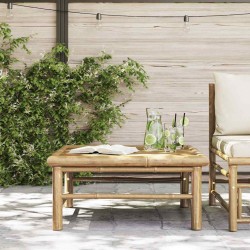 Table de jardin 65x65x30 cm Bambou 558715558715