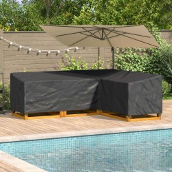 Housse pour meubles Noir 250 x 180 x 80 cm Tissu Oxford 420D 558718558718