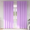 Rideaux occultants avec anneaux 2 pcs Violet 245 x 140 cm 558719558719