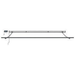 Cadre d'auvent Anthracite 400 × 350 cm Aluminium 558736558736