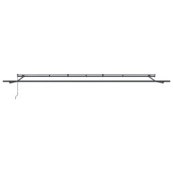 Cadre d'auvent Anthracite 600 × 350 cm Aluminium 558739558739