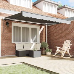 Cadre d'auvent Anthracite 300 x 250 cm Aluminium 558743558743