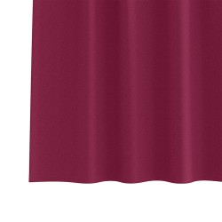Rideaux occultants avec anneaux 2 pcs Bordeaux 175 x 140 cm 558767558767